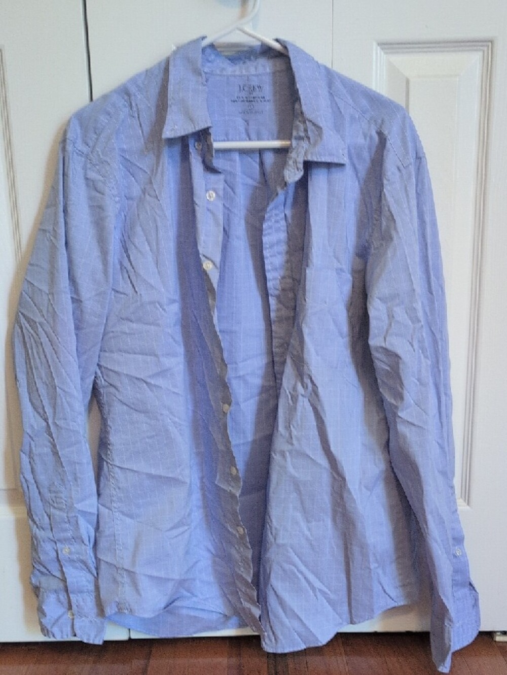 J. Crew Light Blue Button-Down Performance Shirt
